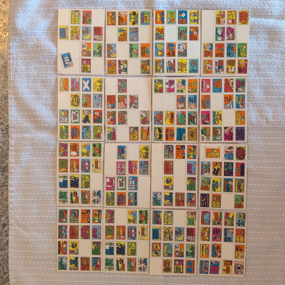 1970 Topps Stacks of Stickers